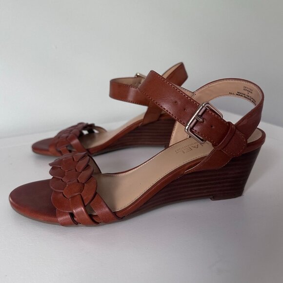 Michael By Michael Shannon Spark - Wedge Heel Ankle Strap Sandal - Picture 6 of 9